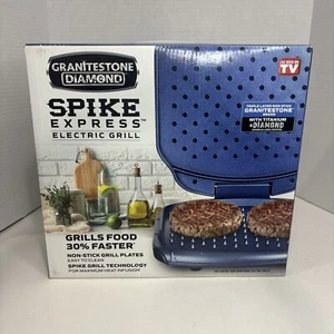 Granitestone Diamond Spike Express Electric Grill New! As Seen On Tv - Picture 1 of 4