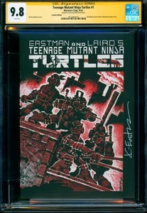Teenage Mutant Ninja Turtles #1 TURKISH CGC SS 9.8 signed Kevin Eastman TMNT - Picture 1 of 1