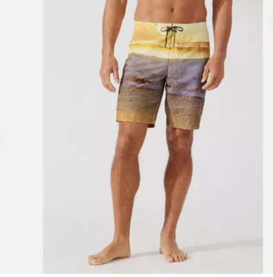 NUEVO Tommy Bahama Artist Series 36 x 9 Molokai Sunset Break Board Shorts Sunset Foto 1 de 2