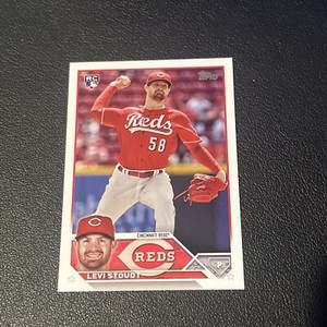 2023 Topps Update #US149 Levi Stoudt RC Rookie Cincinnati Reds