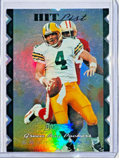 1996 Donruss Hit List Die-cut 5 of 20 BRETT FAVRE #5037/10000 Green Bay Packers