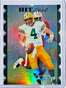 1996 Donruss Hit List Die-cut 5 of 20 BRETT FAVRE #5037/10000 Green Bay Packers