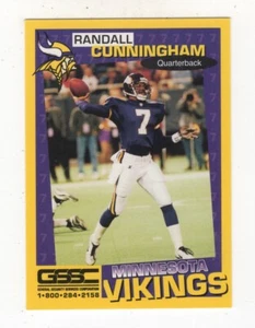 Minnesota Vikings Randall Cunningham 1998 prevención del crimen de la policía #5 - Imagen 1 de 5