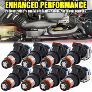 Set of 8 Fuel Injectors 25317628 For GMC Yukon Xl 2500 V8 6.0 2000-2006 - Picture 1 of 10