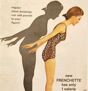 1966 Frenchette Imitation French Salad Dressing Advertisement Condiments E91D - Picture 1 of 2