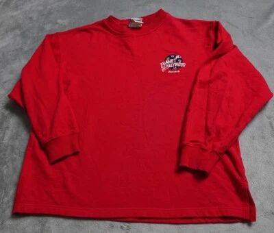Planet Hollywood Honolulu Sweater Men's Medium Red Pullover Embroidered Vintage! - Image 1 of 4
