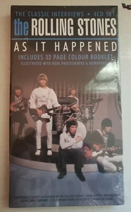 THE ROLLING STONES New Sealed 2022 CAREER SPANNING INTERVIEWS 4 CD BOXSET - Picture 1 of 4