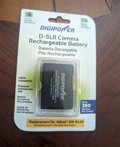 Digipower Digital Camera Lithium-Ion Rechargeable Battery Pack D-SLR-NIB - Picture 1 of 2