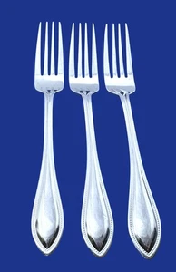 Juego de 3 tenedores de cena de acero inoxidable Wallace AMERICAN TRADITION 7 3/4" - Imagen 1 de 1