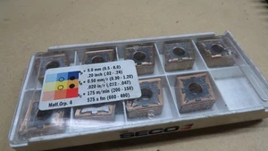 9 pezzi inserti SECO CNMG 160616-M5 TP3000 #BH2-15# - Foto 1 di 2