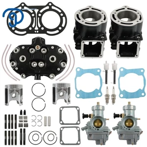 1987-2006 Cylinder Head Piston Gasket Top End Kit for Yamaha Banshee 350 - Foto 1 di 9