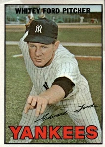 1967 Topps #5 Whitey Ford New York Yankees - Imagen 1 de 2