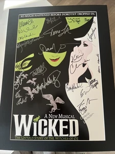 Wicked Signiertes Poster - Bild 1 von 19