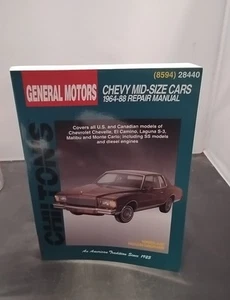 Chilton Chevy Mid-Size Cars 1964-88 Repair Manual - Picture 1 of 3