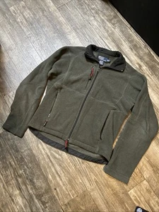 Polo Ralph Lauren Polo RL 67 Green Fleece Zip Up Jacket Vintage Size M - Picture 1 of 5