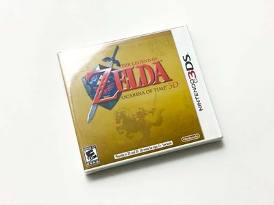 Zelda: Ocarina of Time 3D (1st First Print 74524A 00000) (3DS 2011) [NEW SEALED] - Image 1 of 4