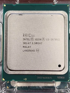 Intel Xeon SR1A7 E5-2670 v2 25 MB L3 Cache 2.50 GHz 10 Core 8 GT/s 115wLGA2011 - Picture 1 of 2