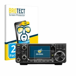 2x Display Schutz Folie für Icom IC-7300 Zubehör Transparent - Zdjęcie 1 z 6