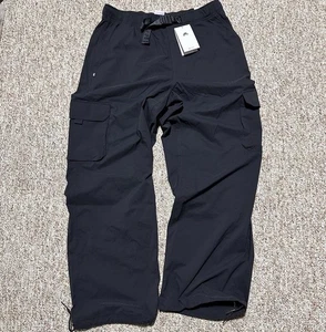 Nike SB Kearny Cargo Skate Pants Black FV7347-010 Unisex Size M Belted New - Picture 1 of 15