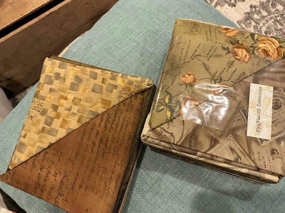 Lecien Mrs. March’s 系列 - 古董 - 34 脂肪 25 美分绗缝面料 — 第 1/4 张图片