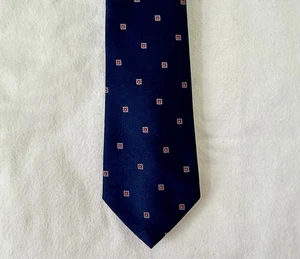 Surrey Navy Blue Silk Tie Necktie - Picture 1 of 2