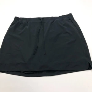J. Jill Fit 2X (Fit 40 In) Outdoor Nylon Golf Tennis Skirt Skort 5" Shorts Black - Picture 1 of 11