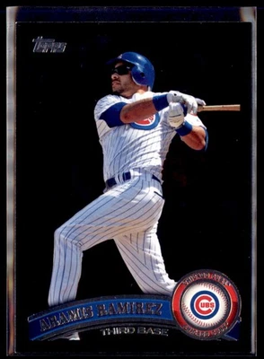 2011 Topps Walmart Black Border Aramis Ramirez Chicago Cubs #16  - Image 1 of 2
