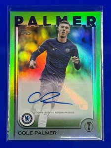 Cole Palmer Chelsea FC Verde 45/99 Automático 2024/25 Topps UCC Flagship #A-CP - Imagen 1 de 3
