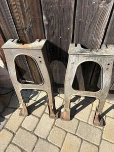 Walker Turner Adjustable Height Cast Iron Lathe Legs Delta Rockwell Steampunk - Picture 1 of 16