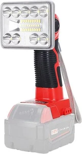 Cordless LED Work Light for Milwaukee M18 Li-ion Batteries 18V 1000LM Flashlight - Picture 1 of 19