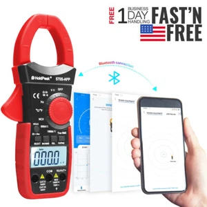 Digital Multimeter Clamp Meter Auto Range AC DC Current Voltage NCV 6000 Count - Picture 1 of 7