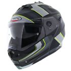 Caberg Duke II Tour Matt Black yellow - Modular Flip Up motorcycle helmet - S...
