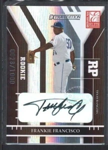 FRANKIE FRANCISCO 2004 DONRUSS ELITE EXTRA #277 RC ROOKIE AUTOGRAPH #/1000 $12 - Picture 1 of 1