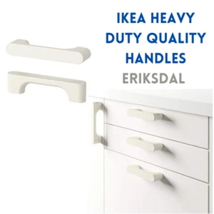 Set of 2: IKEA ERIKSDAL 6 5/8" Handle, WHITE Cabinet Factory Blemished FLAT SHIP - Picture 1 of 4