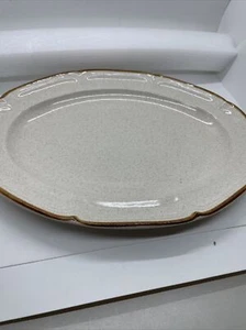Baroque Hearthside Stoneware 12.75” Serving Platter - New- Made in Japan - Picture 1 of 5