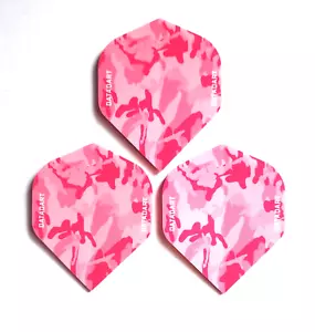 1 SET OF DATADART PINK CAMOUFLAGE STANDARD DART FLIGHTS - Picture 1 of 1