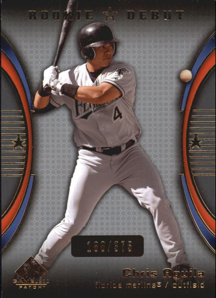 2004 SP Game Used Patch #97 Chris Aguila RD RC /375 - NM-MT - Image 1 of 2