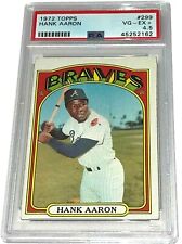Hank Aaron 1972 Topps #299 PSA 4.5 VG Ex+Baseball Sammelkarte