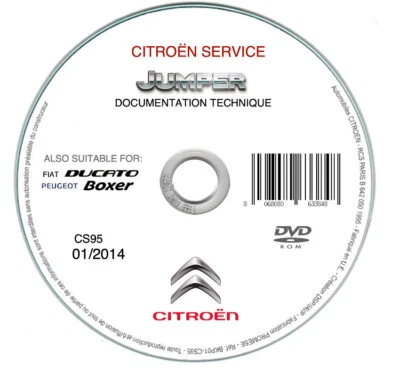 Citroen Jumper 2007-2014  (Fiat Ducato - Peugeot Boxer) manuale riparazione cd - Immagine 1 di 4