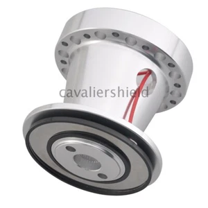 Silver Aluminum Steering Wheel Hub Adapter Boss Kit Fit For Mazda RX-7 MX-5 MX-6 - Picture 1 of 12