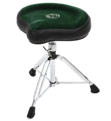 Roc n Soc Drum Stool Throne With Custom Base Green