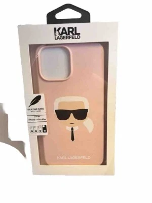 Karl Lagerfeld iPhone 13 Pro Max Funda Silicona Rosa Melocotón Perfil Delgado Nueva Foto 1 de 3