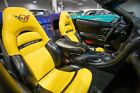 Corvette C5 Sports Synthetic Leather Seat Covers In Black & Yellow (1997-2004)