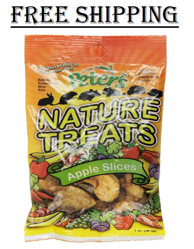 Peter's Nature Treats Apple Slices 1oz