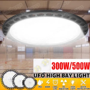 UFO LED Hallenbeleuchtung Industrielampe High bay Hallenstrahler Hallenleuchte - Bild 1 von 25