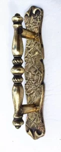 70’s MCM Mid Century Modern Brass Drawer Pull Cabinet Handle 3"centers - Bild 1 von 11
