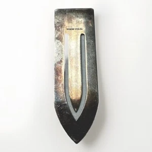 Leonore Doskow Sterling Silver Minimalist Bookmark - Picture 1 of 5