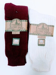 WHOLESALE LADIES COMFORTABLE 2pr SOCK LOT sz 10-12 FITS SHOE SIZES 8-12 - Picture 1 of 1