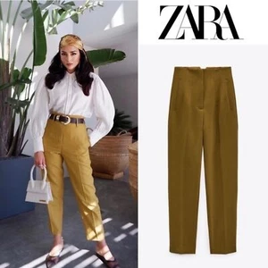 ZARA High Waist Hose Oil 7901 532 - Bild 1 von 16