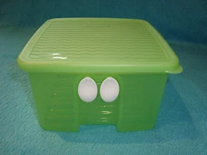 Tupperware A110 Prima Klima 1 l Kühlschrank Behälter grün Neu Aufbewahrung Obst - Bild 1 von 9